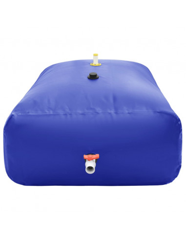 Serbatoio Acqua con Rubinetto Pieghevole 2100 L in PVC