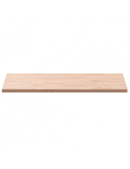 Piano Bagno 100x60x2,5 cm in Legno Massello di Faggio