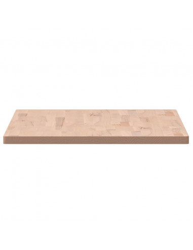 Piano Bagno 100x60x2,5 cm in Legno Massello di Faggio