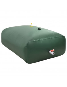 Serbatoio Acqua con Rubinetto Pieghevole 2100 L in PVC 2