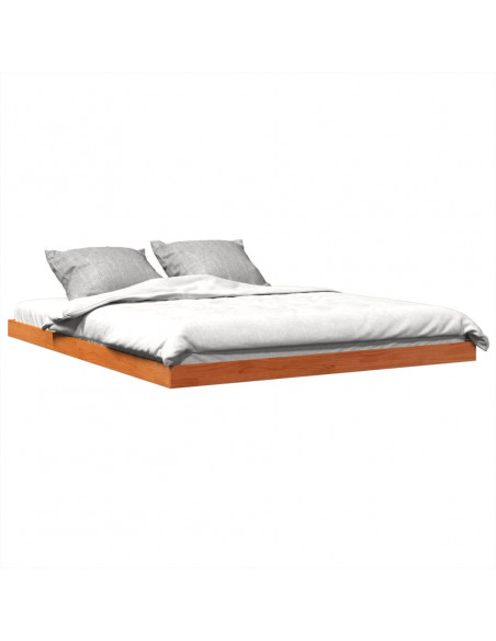 Giroletto Marrone Cera 150x200 cm in Legno Massello di Pino