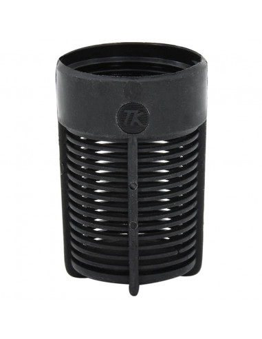 Tubo di Aspirazione con Raccordi in Ottone Nero 1" 4 m in PVC