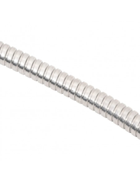 Tubo da Giardino con Ugello Spray Argento 20,6" 22,5 m Acciaio
