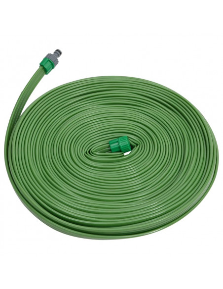 Tubo di Irrigazione 3 Tubi Verde 7,5 m PVC