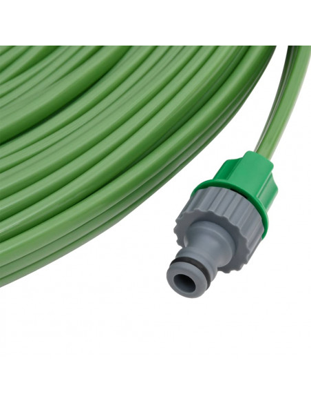Tubo di Irrigazione 3 Tubi Verde 7,5 m PVC
