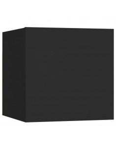 Set di Mobili Porta TV 6 pz Nero in Legno Multistrato