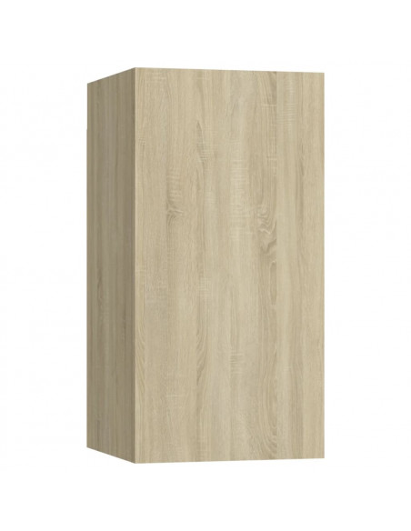 Set di Mobili Porta TV 6 pz Rovere Sonoma in Legno Multistrato