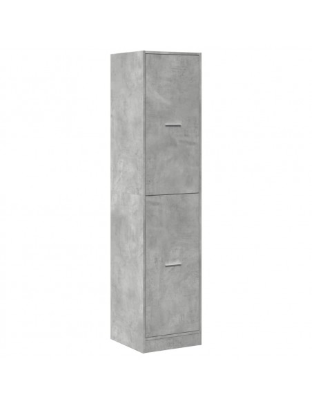 Armadietto da Farmacia Grigio Cemento 40x41x174,5 cm Truciolato