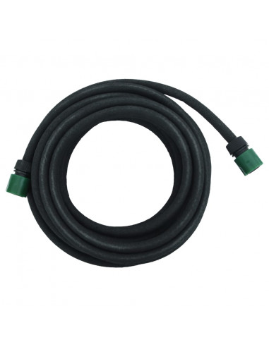 Tubo di Irrigazione da Giardino Nero 0,6" 10 m in Gomma