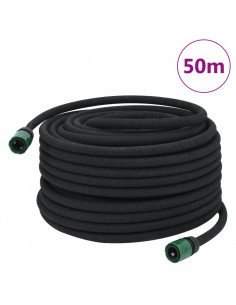 Tubo di Irrigazione da Giardino Nero 0,6" 50 m in Gomma 2