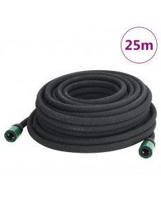 Tubo di Irrigazione da Giardino Nero 0,6" 25 m in Gomma 2