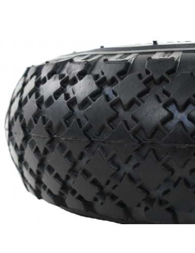 Ruote Carrello a Mano 4 pz Gomma 3.00-4 (245x82)