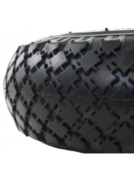 Ruote Carrello a Mano 4 pz Gomma 3.00-4 (245x82)