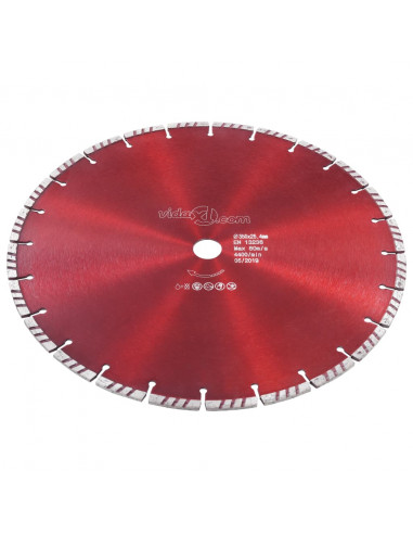 Disco da Taglio Diamantato con Turbo in Acciaio 350 mm