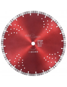 Disco da Taglio Diamantato con Turbo e Fori in Acciaio 350 mm 2