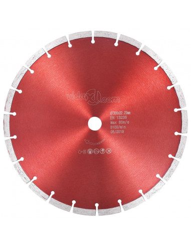 Disco da Taglio Diamantato in Acciaio 300 mm