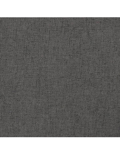 Sgabello Grigio Scuro 45x29,5x35 cm in Tessuto e Similpelle