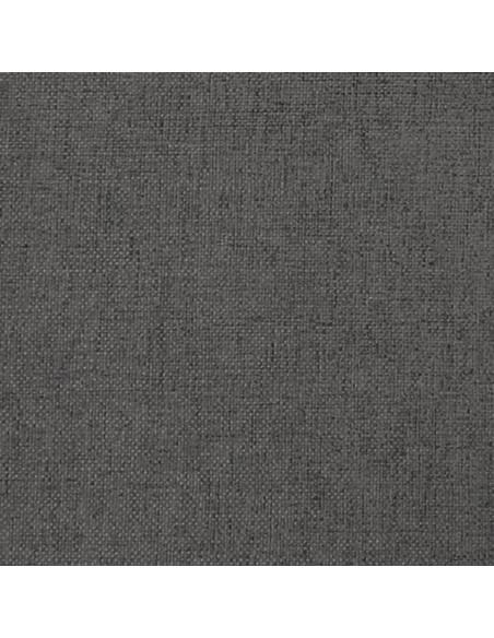 Sgabello Grigio Scuro 45x29,5x35 cm in Tessuto e Similpelle