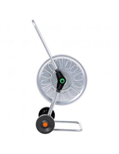 Carrello Avvolgitubo per Tubo Flessibile 60 m 1/2" in Acciaio