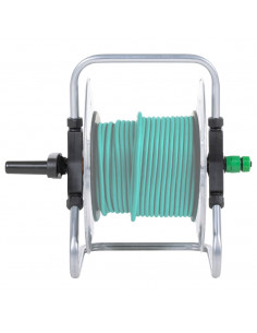 Avvolgitubo a Parete per Tubo 50 m 1/2" in Acciaio 2