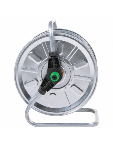 Avvolgitubo a Parete per Tubo 50 m 1/2" in Acciaio