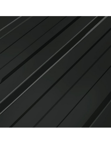 Pannelli da Tetto 12 pz in Acciaio Zincato Antracite