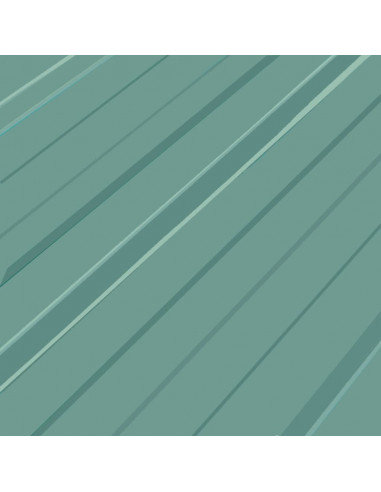 Pannelli da Tetto 12 pz in Acciaio Zincato Verde