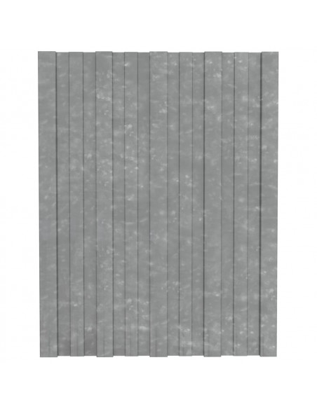 Pannelli da Tetto 36 pz in Acciaio Zincato Argento 60x45 cm