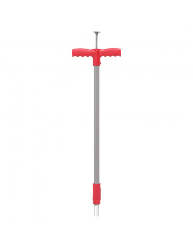 Rimuovi Erbacce Rosso Grigio 93,5 cm Acciaio Verniciato Polvere