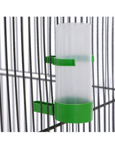 Gabbia per Uccelli Nera 54x54x146 cm in Acciaio