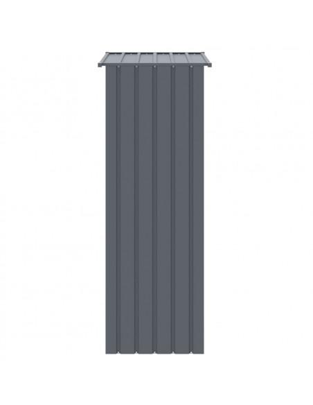 Gabbia per Uccelli Antracite 215x78x200 cm in Acciaio Zincato
