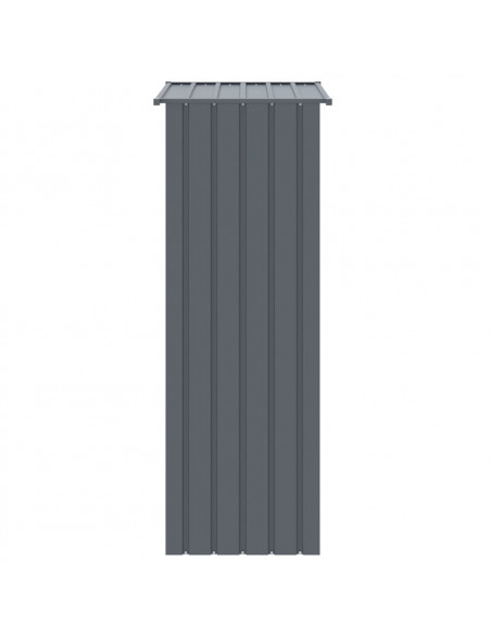 Gabbia per Uccelli Antracite 115x78x200 cm in Acciaio Zincato