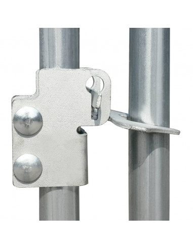 Pollaio 5x1x1,5 m in Acciaio Zincato