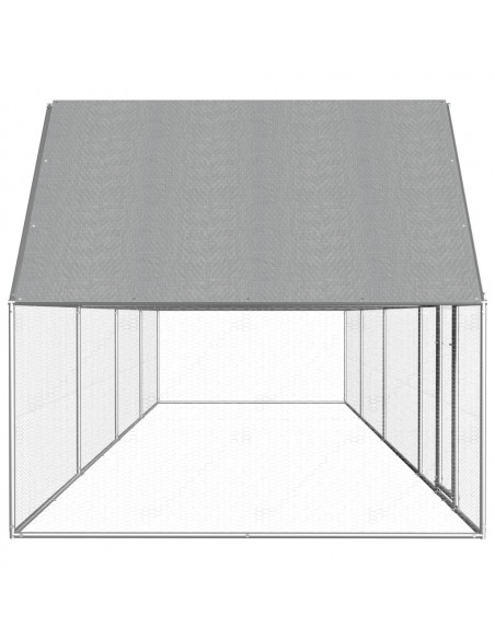 Pollaio 8x2x2 m in Acciaio Zincato
