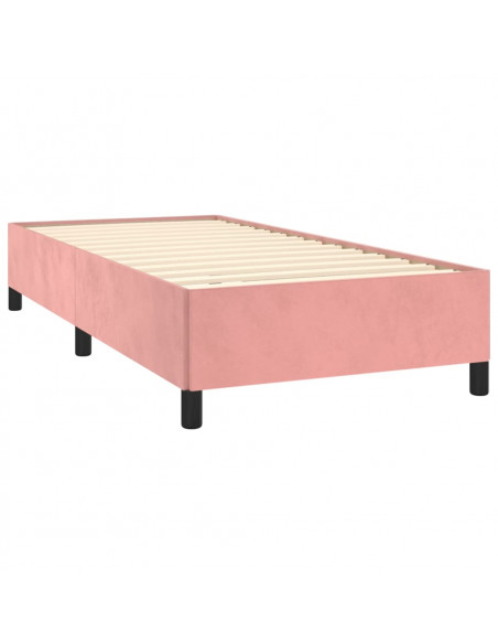 Giroletto Rosa 90x190 cm in Velluto