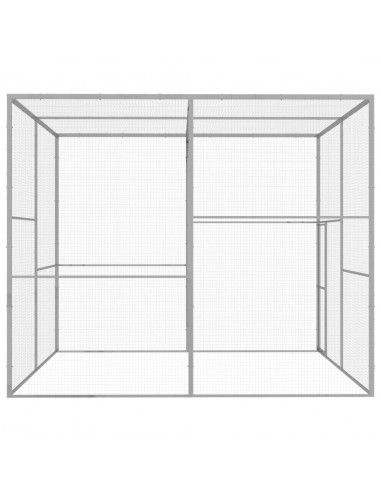 Gabbia per Gatti 3x3x2,5 m in Acciaio Zincato