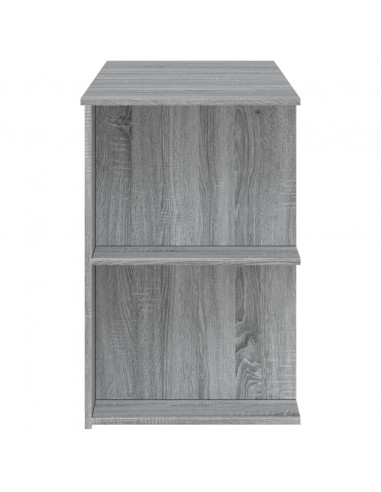 Scrivania Grigio Sonoma 140x50x75 cm in Legno Multistrato