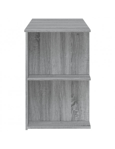 Scrivania Grigio Sonoma 140x50x75 cm in Legno Multistrato