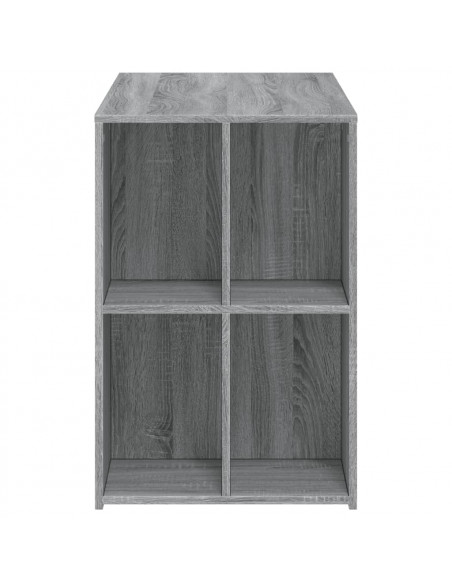 Scrivania Grigio Sonoma 102x50x75 cm in Legno Multistrato