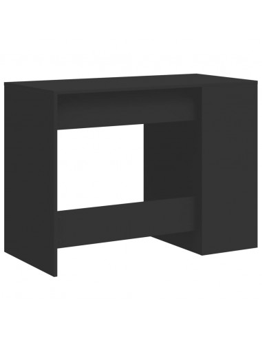 Scrivania Nera 102x50x75 cm in Legno Multistrato