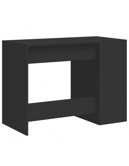 Scrivania Nera 102x50x75 cm in Legno Multistrato