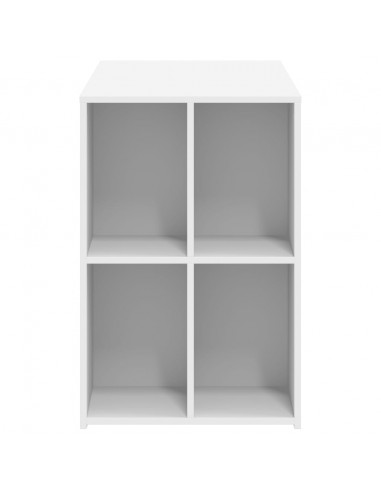 Scrivania Bianca 102x50x75 cm in Legno Multistrato