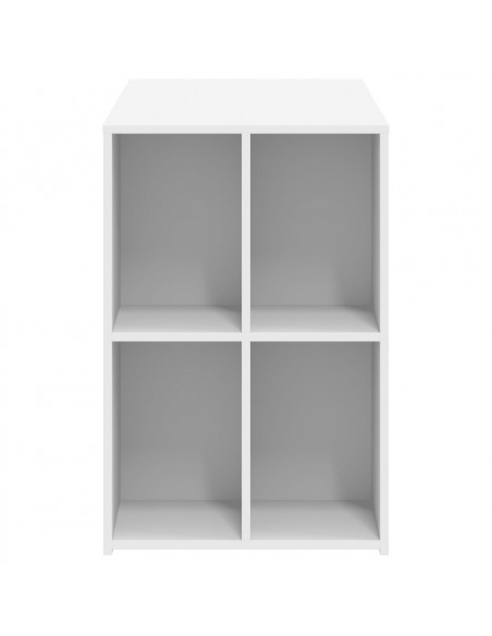 Scrivania Bianca 102x50x75 cm in Legno Multistrato