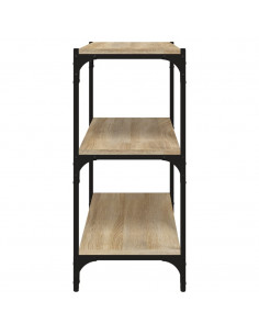 Libreria Rovere Sonoma 60x33x70,5cm Legno Multistrato e Acciaio
