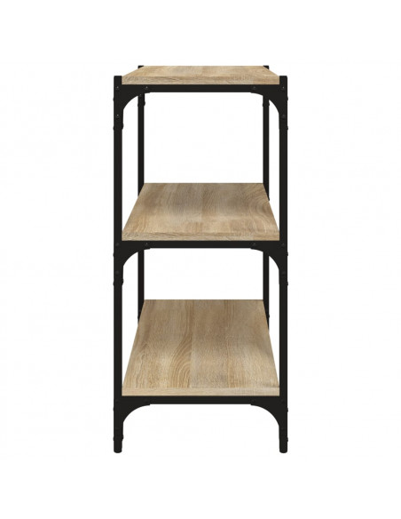 Libreria Rovere Sonoma 60x33x70,5cm Legno Multistrato e Acciaio