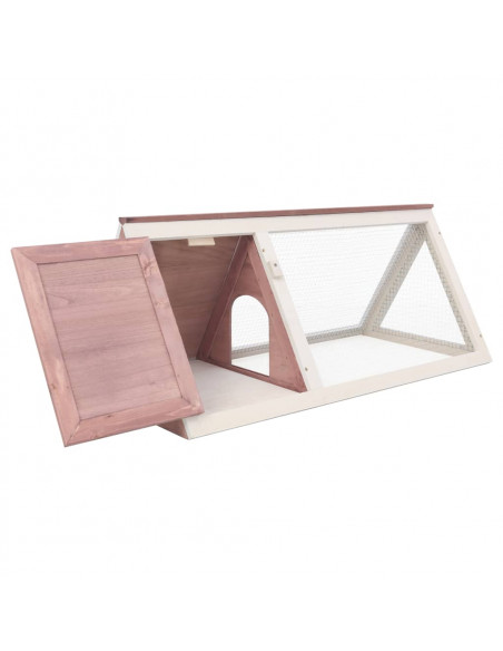 Conigliera in Legno Marrone