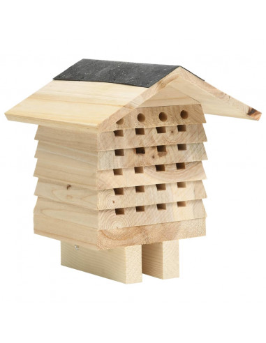 Casetta delle Api in Legno Massello di Abete 22x20x20 cm