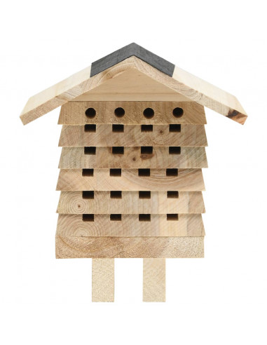 Casetta delle Api in Legno Massello di Abete 22x20x20 cm