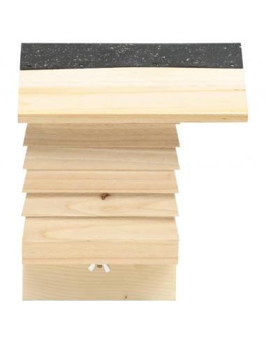 Casetta delle Api in Legno Massello di Abete 22x20x20 cm