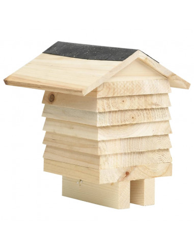 Casetta delle Api in Legno Massello di Abete 22x20x20 cm